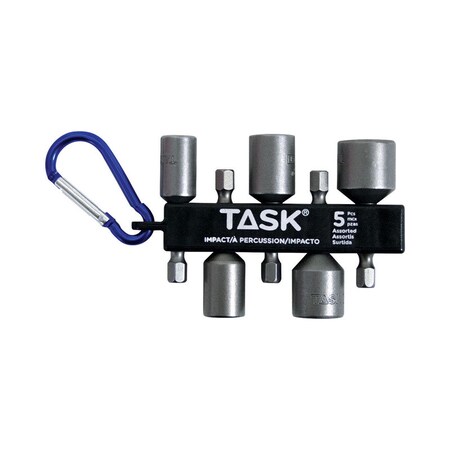 Task Tools Task Nutsetr Bit Clp 5Pc T67395